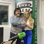 Josi Lage nos estudios de onda cero ourense Josi Lage nos estudios de onda cero ourense