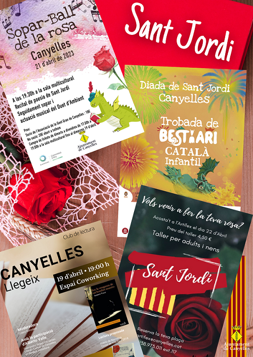Esclata la primavera cultural a Canyelles amb la programació de Sant Jordi Esclata la primavera cultural a Canyelles amb la programació de Sant Jordi