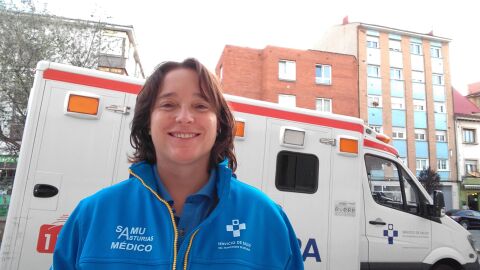Marta Nonida, m&eacute;dica del SAMU en Asturias