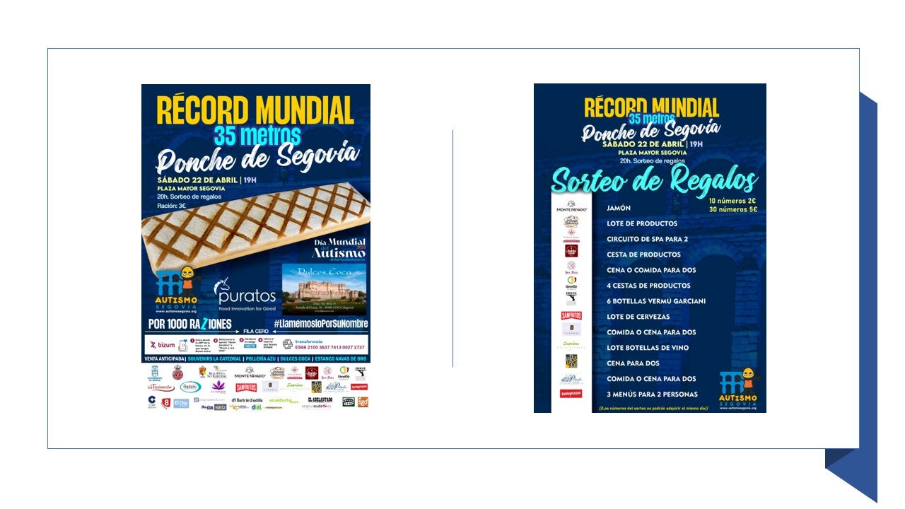 Autismo Segovia convoca a la degustación solidaria de las 1000 raciones de ponche de Segovia que se servirán el sábado Autismo Segovia convoca a la degustación solidaria de las 1000 raciones de ponche de Segovia que se servirán el sábado