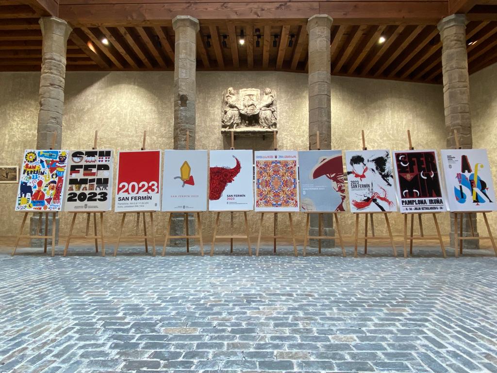 Carteles finalistas de San Fermín 2023: vota por tu favorito Carteles finalistas de San Fermín 2023: vota por tu favorito