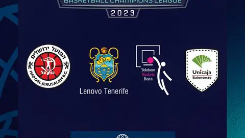 Bonn, Hapoel y Tenerife, rivales de Unicaja en la Final Four de la BCL Bonn, Hapoel y Tenerife, rivales de Unicaja en la Final Four de la BCL