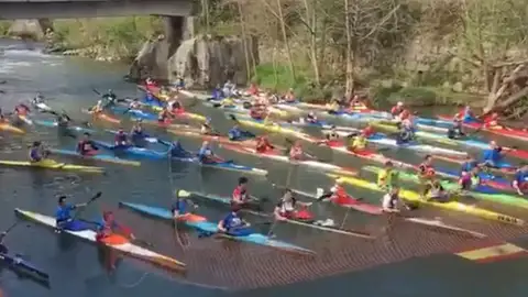 Imagen de una de las salidas de la prueba Imagen de una de las salidas de la prueba