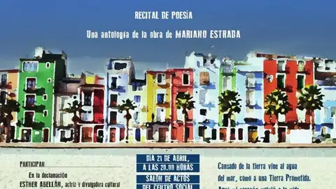 Recital de poesía de la obra de Mariano Estrada. Recital de poesía de la obra de Mariano Estrada.