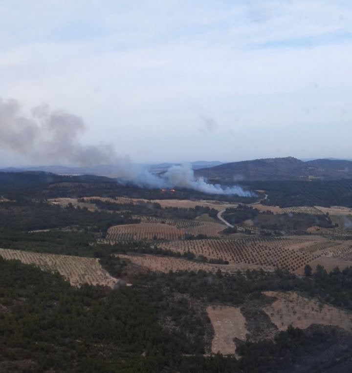Extinguido el incendio forestal declarado en Ayna el pasado viernes Extinguido el incendio forestal declarado en Ayna el pasado viernes