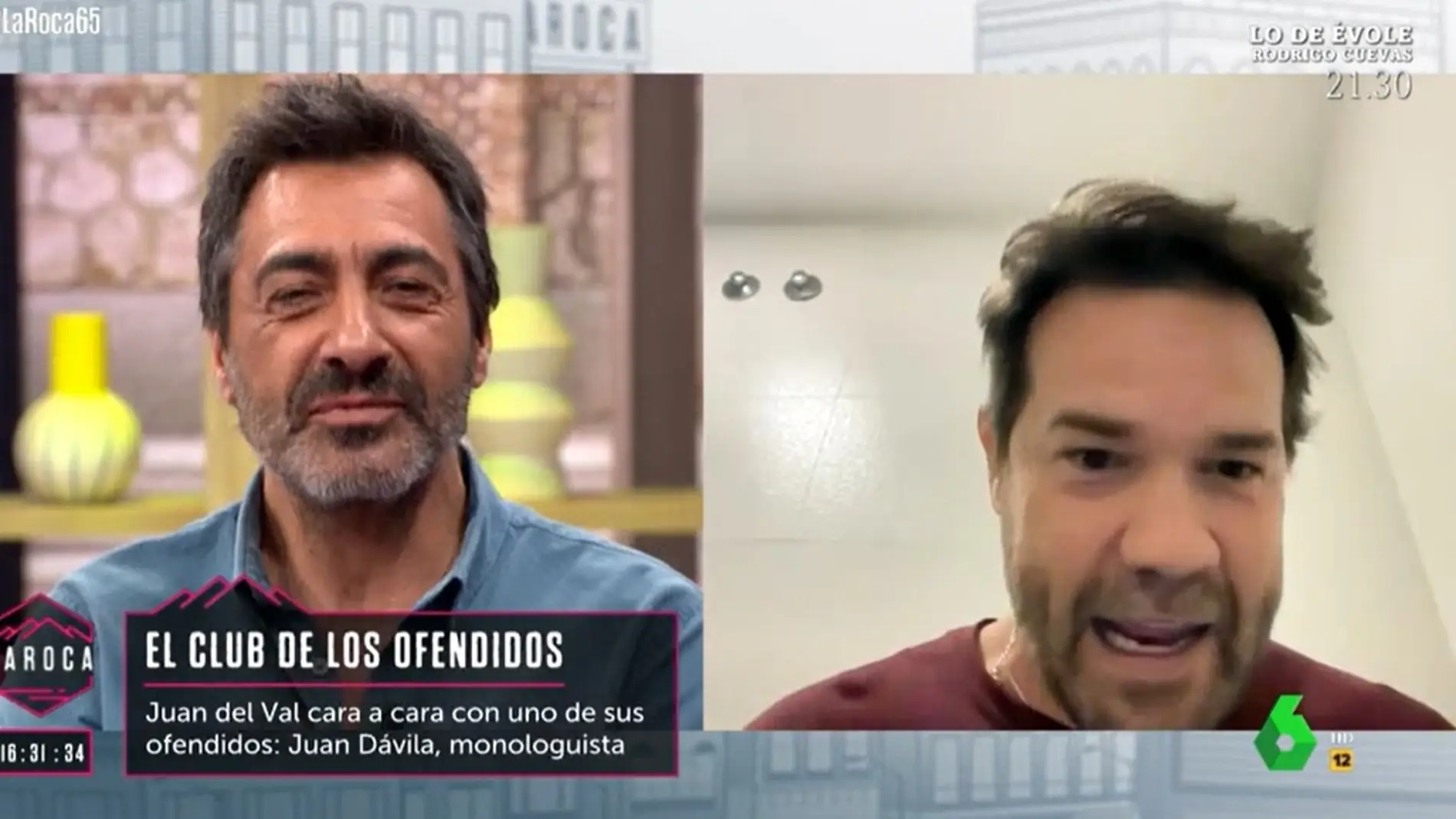 El pique entre el cómico Juan Dávila y Juan del Val: "Es muy fácil opinar desde el sofá de El Hormiguero"