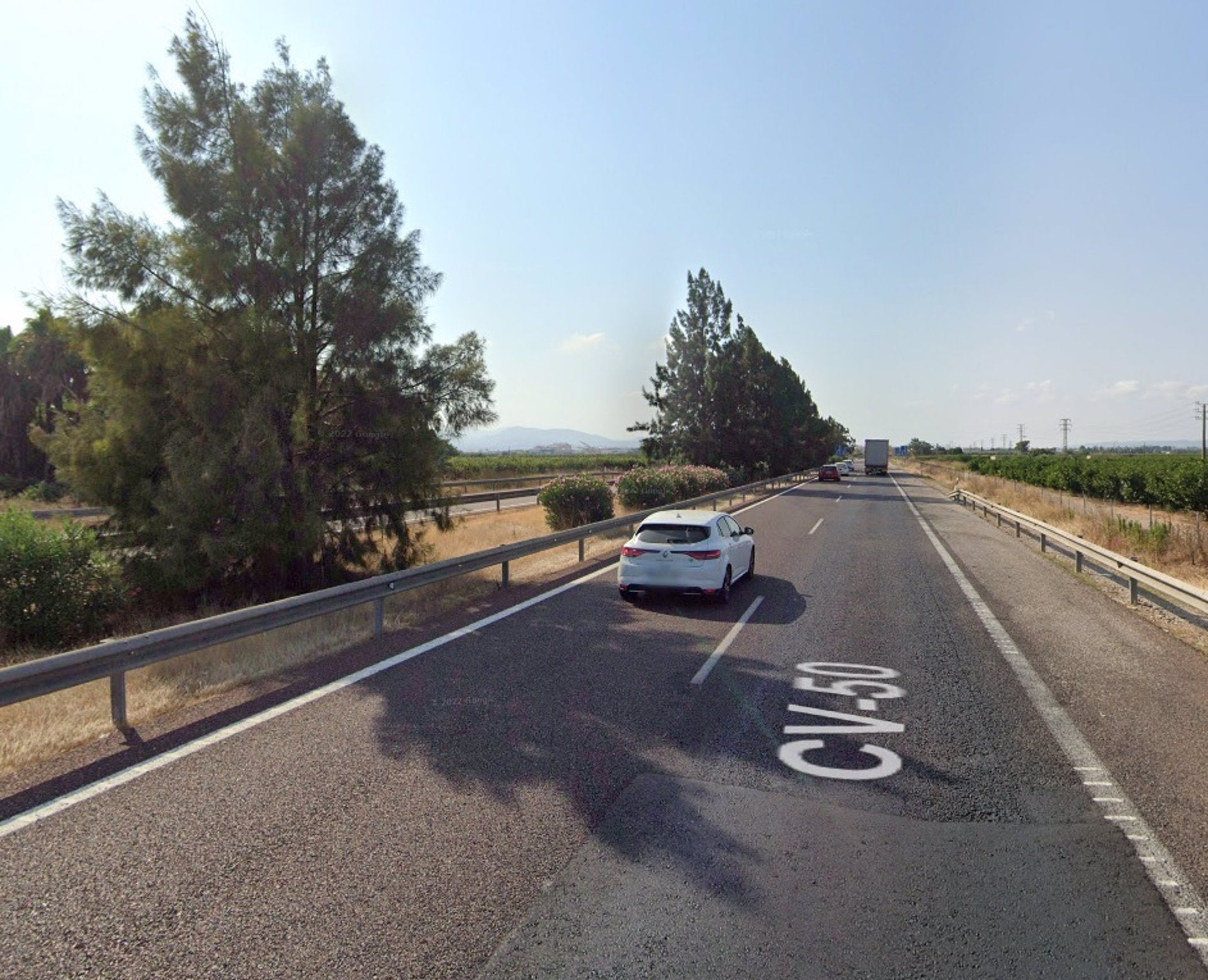 Muere una persona en un accidente en la CV-50 a su paso por Guadassuar Muere una persona en un accidente en la CV-50 a su paso por Guadassuar