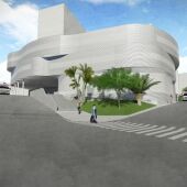 Recreación del nuevo edificio de Urgencias del Hospital General de Alicante 