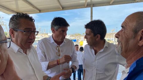 Carlos Maz&oacute;n y Marcos Zaragoza en la Lonja de La Vila Joiosa