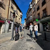 Carlos Velázquez, candidato del PP a la Alcaldía de Toledo, en el Casco Histórico de la ciudad. Carlos Velázquez, candidato del PP a la Alcaldía de Toledo, en el Casco Histórico de la ciudad.
