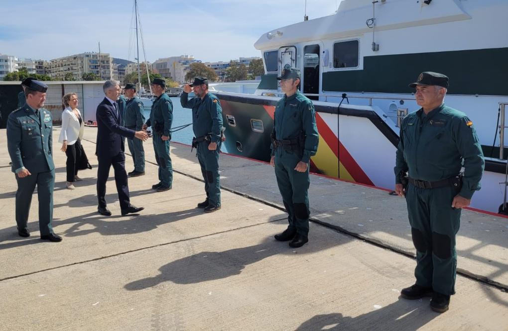 La Asociación Unificada de Guardias Civiles de Baleares asegura que Grande-Marlaska se río de los agentes en su visita a Ibiza La Asociación Unificada de Guardias Civiles de Baleares asegura que Grande-Marlaska se río de los agentes en su visita a Ibiza