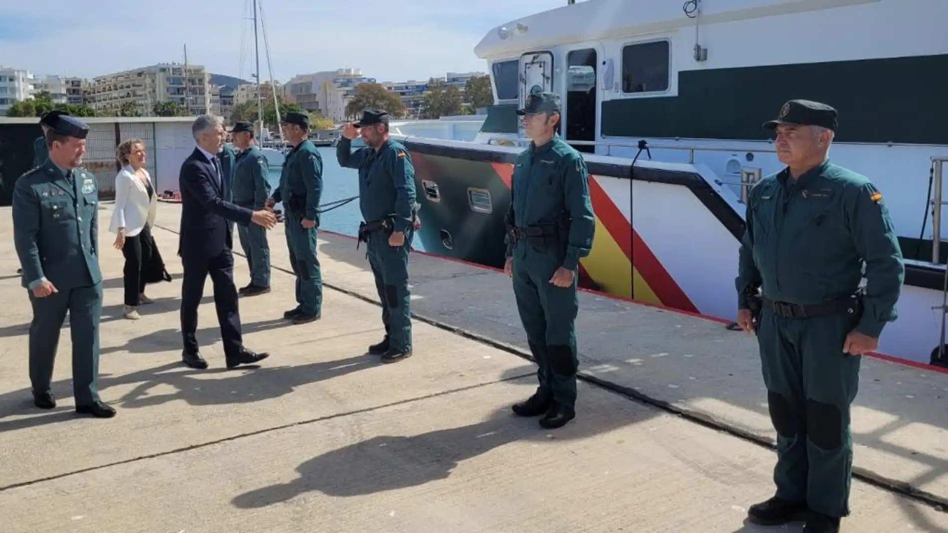 La Guardia Civil de Balears asegura que Grande-Marlaska se río de los agentes en su visita a Ibiza