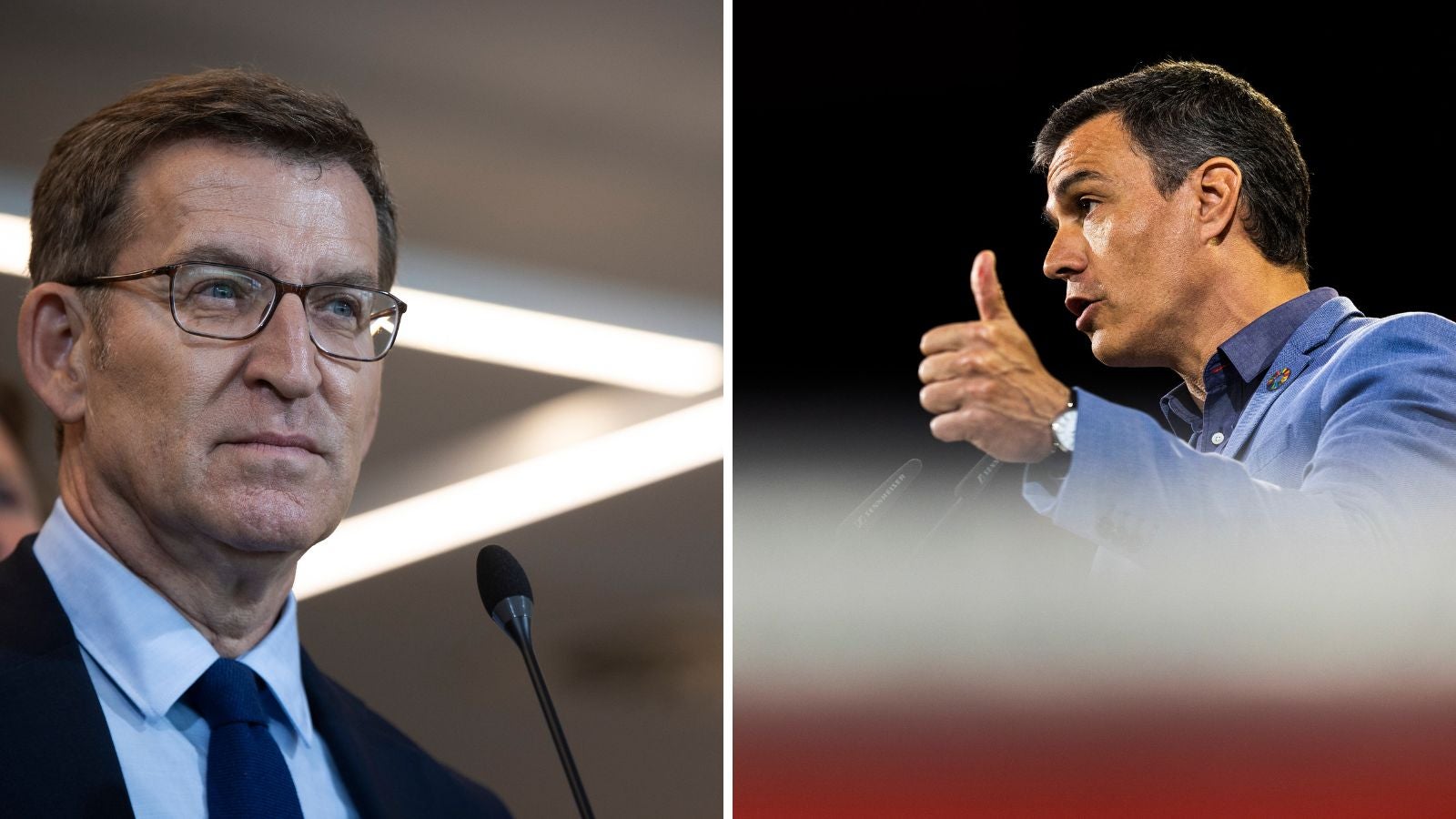 Sánchez y Feijóo se enfrentan este martes en un cara a cara en el Senado Sánchez y Feijóo se enfrentan este martes en un cara a cara en el Senado