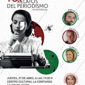 Cartel de la presentación del libro solidario "101 Relatos del Periodismo" Cartel de la presentación del libro solidario "101 Relatos del Periodismo"