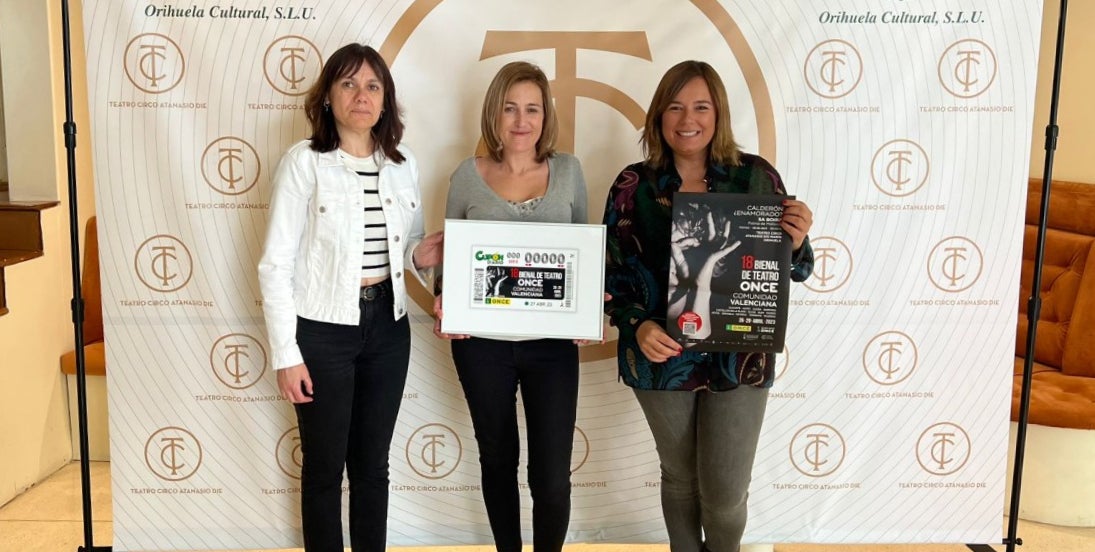 Orihuela acoge la 18 Edición de la Bienal de Teatro de la ONCE que ilustra el cupón de este jueves Orihuela acoge la 18 Edición de la Bienal de Teatro de la ONCE que ilustra el cupón de este jueves