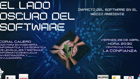 Cartel de la conferencia "El Lado Oscuro del Software" Cartel de la conferencia "El Lado Oscuro del Software"