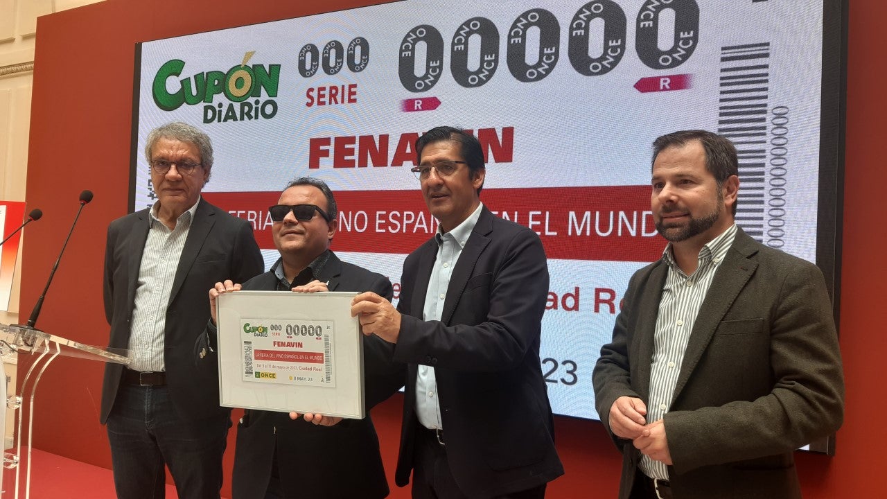 La ONCE pone a la venta un cupón dedicado a FENAVIN La ONCE pone a la venta un cupón dedicado a FENAVIN