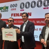 Presentación del cupón de la ONCE dedicado a FENAVIN Presentación del cupón de la ONCE dedicado a FENAVIN