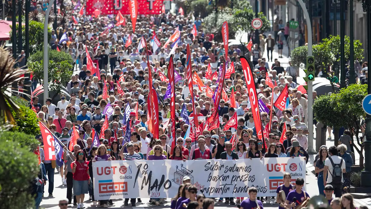 Manifestación en Madrid por el 1 de mayo Manifestación en Madrid por el 1 de mayo