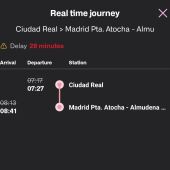 Retraso de 28 minutos en un Avant de esta mañana