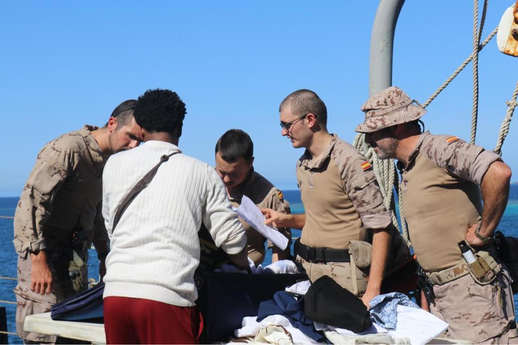 La fragata 'Reina Sofía' evacúa con éxito desde Sudán a 162 ciudadanos de la Unión Europea y otras nacionalidades La fragata 'Reina Sofía' evacúa con éxito desde Sudán a 162 ciudadanos de la Unión Europea y otras nacionalidades
