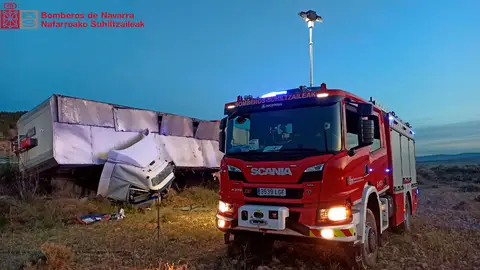 Fallece un camionero de 59 años en un accidente en Santacara Fallece un camionero de 59 años en un accidente en Santacara