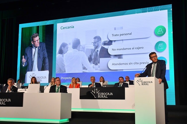 Eurocaja Rural aprueba por unanimidad sus cuentas de 2022 que cierran con 54 millones de euros de beneficio Eurocaja Rural aprueba por unanimidad sus cuentas de 2022 que cierran con 54 millones de euros de beneficio