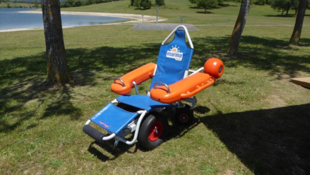 Silla de ruedas anfibia 