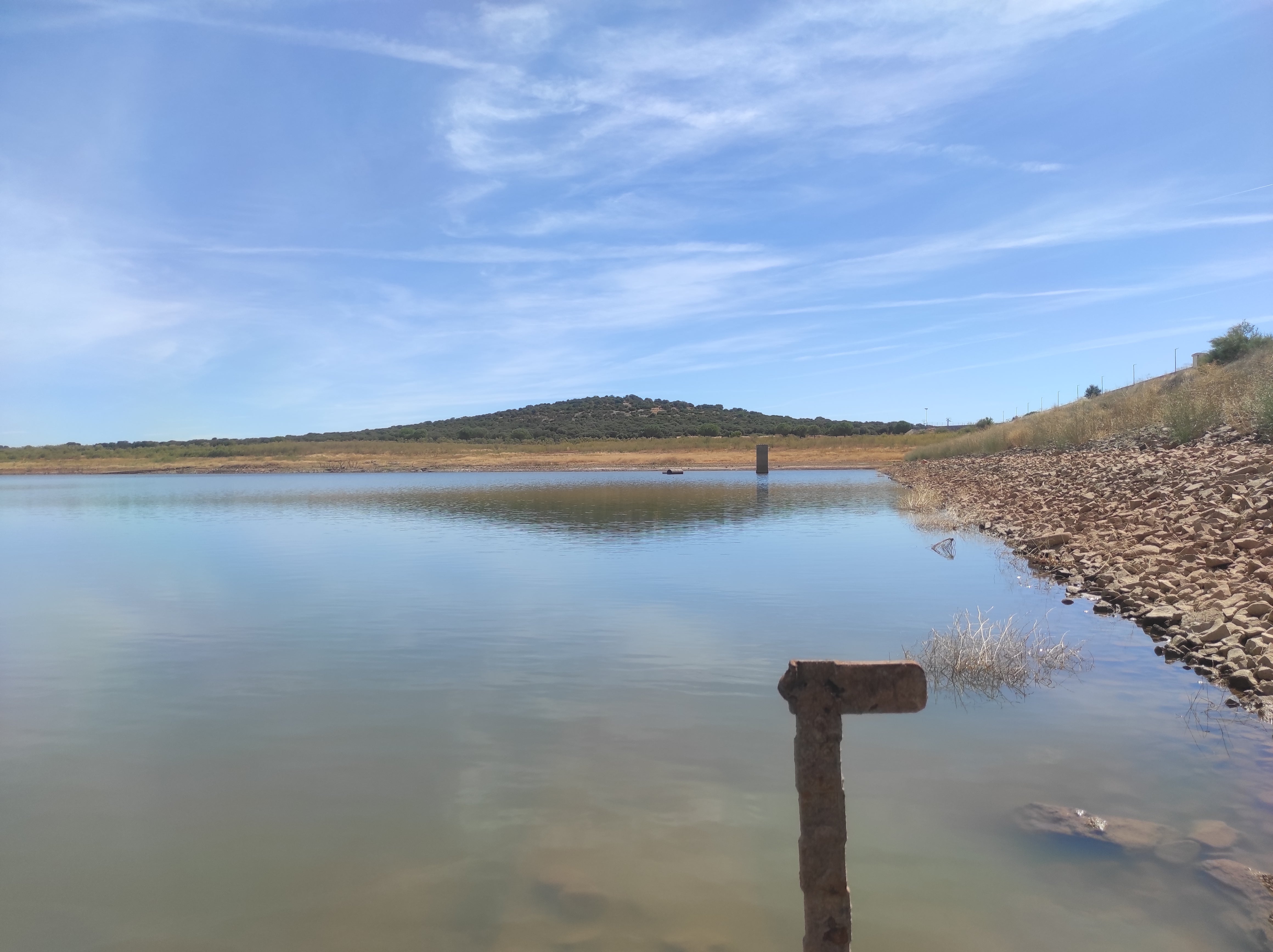 El embalse de 'La Cabezuela' está por debajo del 7% de su capacidad El embalse de 'La Cabezuela' está por debajo del 7% de su capacidad