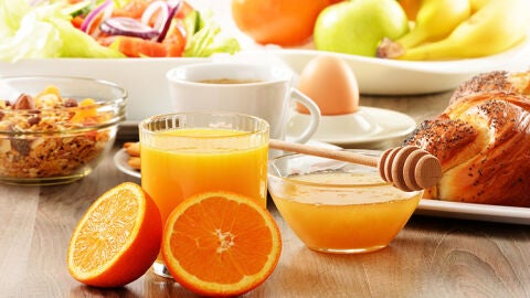 Frutas frescas para un desayuno saludable 