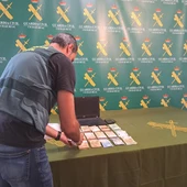 Dinero intervenido por la Guardia Civil Dinero intervenido por la Guardia Civil