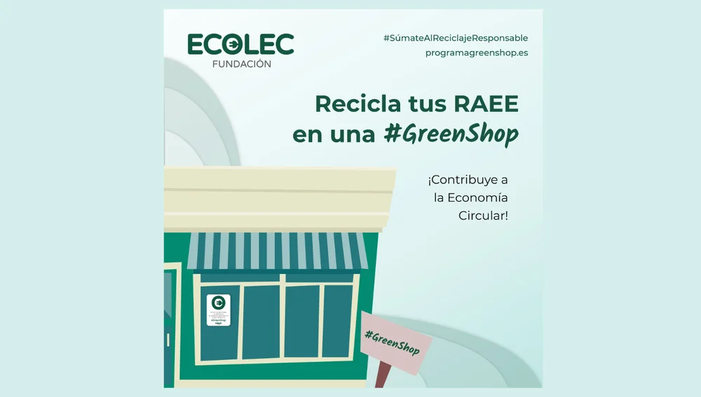GreenShop, una red de comercios fundamental para el reciclaje de los RAEE