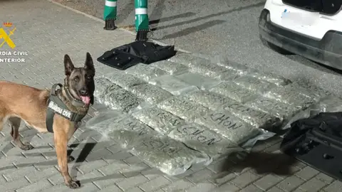 Detenido con 26 kilogramos de marihuana y polen de hachís en la AP-7 de Cabanes Detenido con 26 kilogramos de marihuana y polen de hachís en la AP-7 de Cabanes