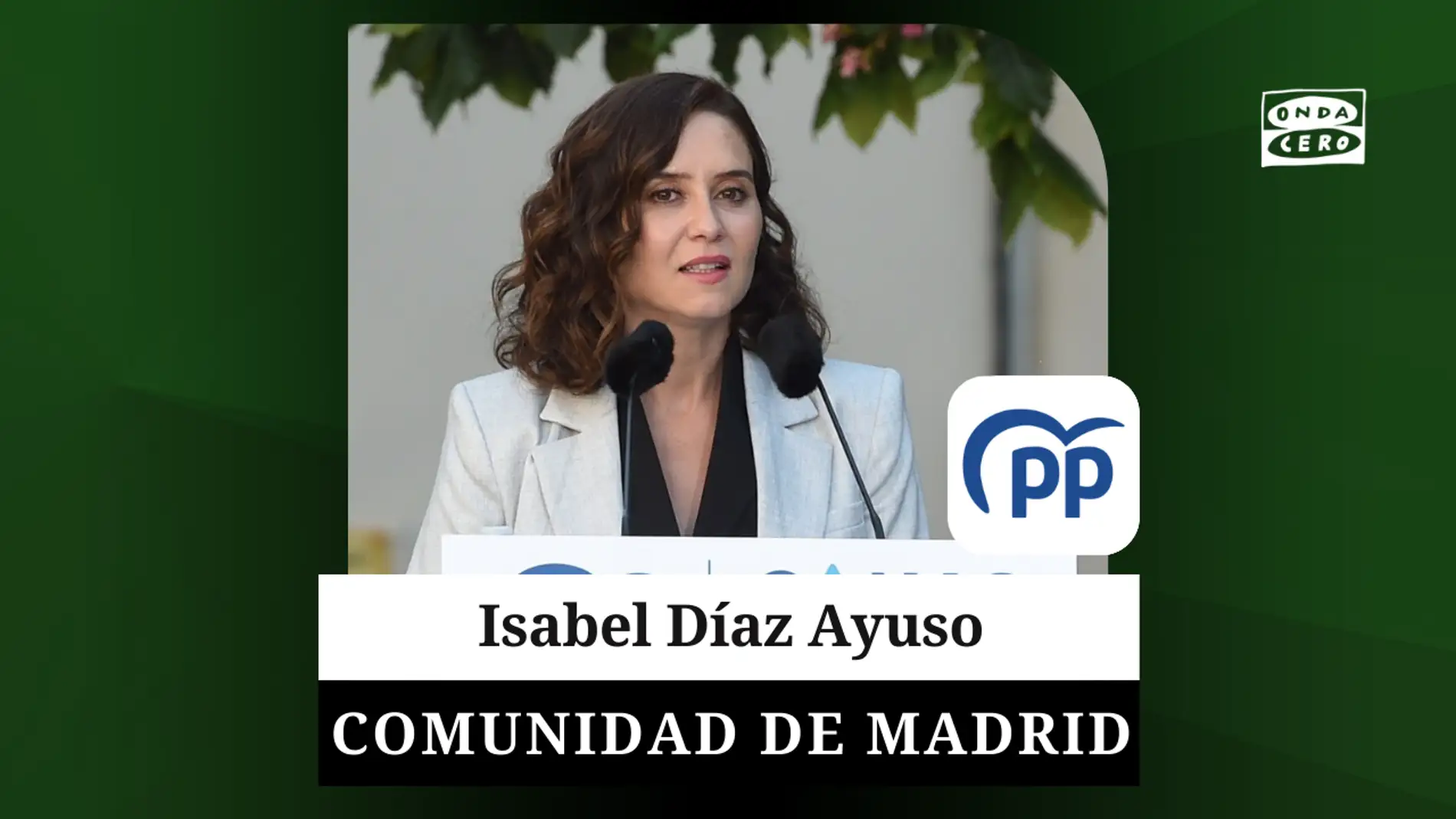 Isabel Díaz Ayuso, candidata del PP a la Comunidad de Madrid 