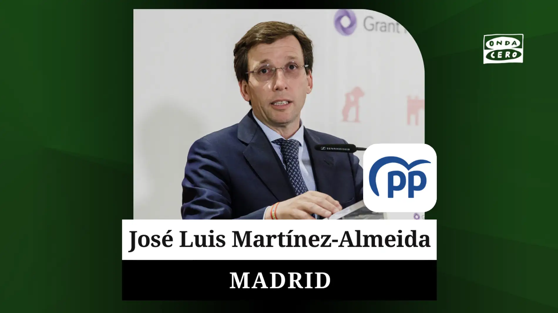 José Luis Martínez Almeida, candidato del PP a la alcaldía de Madrid 