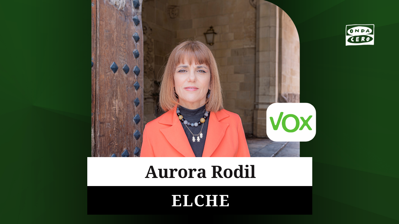 Aurora Rodil, candidata de VOX Elche: católica, provida, médico y madre de tres hijos Aurora Rodil, candidata de VOX Elche: católica, provida, médico y madre de tres hijos