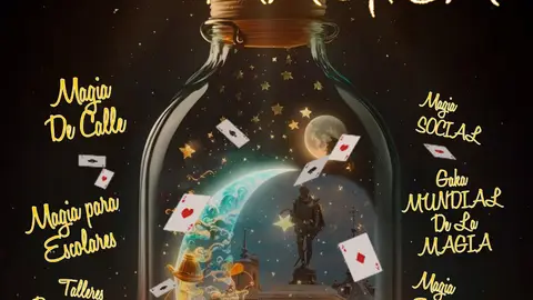 La cuarta edición del festival internacional "Alcalá es Mágica" llega este fin de semana a la ciudad complutense Cartel de la IV edición de "Alcalá es Mágica"