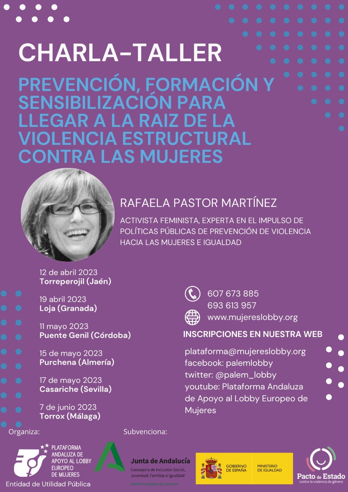 El Lobby de Mujeres de Andalucía refuerza su mensaje contra la violencia estructural El Lobby de Mujeres de Andalucía refuerza su mensaje contra la violencia estructural