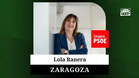 Lola Ranera, candidata del PSOE a la alcaldía del Ayuntamiento de Zaragoza Lola Ranera, candidata del PSOE a la alcaldía del Ayuntamiento de Zaragoza