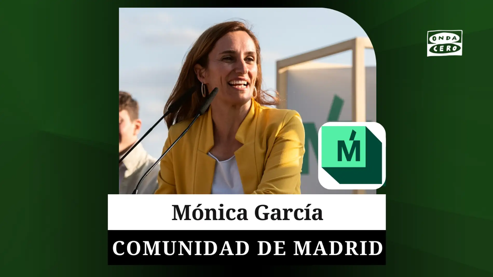 Mónica García, candidata de Más Madrid a la Comunidad de Madrid 