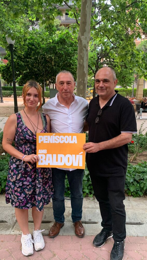 Lys Gimenez; Joan Baldoví; y Juan Ignacio Carrasco