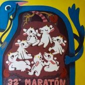 Cartel "Maratón de los Cuentos 2023". Guadalajara.