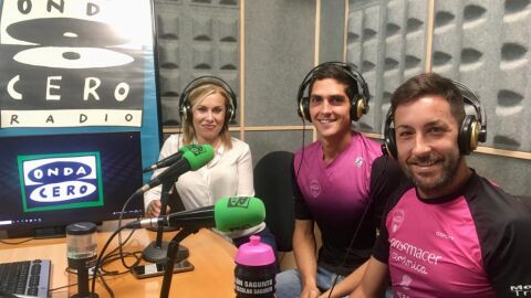 Ximo Catal&aacute;n y Cristian P&eacute;rez Jord&aacute;n, del Club Morvedre Triatl&oacute;n