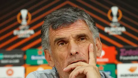 José Luis Mendilibar, entrenador del Sevilla FC. José Luis Mendilibar, entrenador del Sevilla FC.
