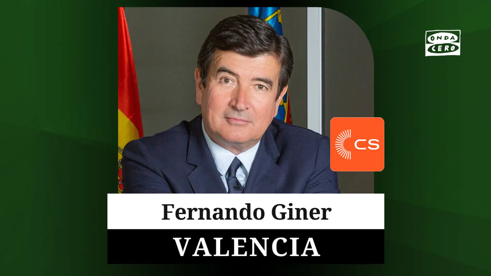 Quién es Fernando Giner, candidato de Ciudadanos a la alcaldía la València