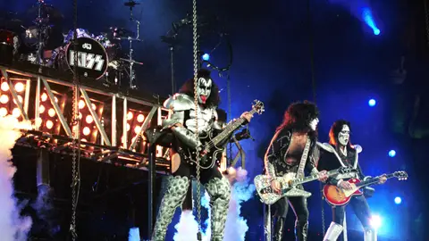 Concierto de Kiss en New Yersey Getty Images: George De Sota/Liaison