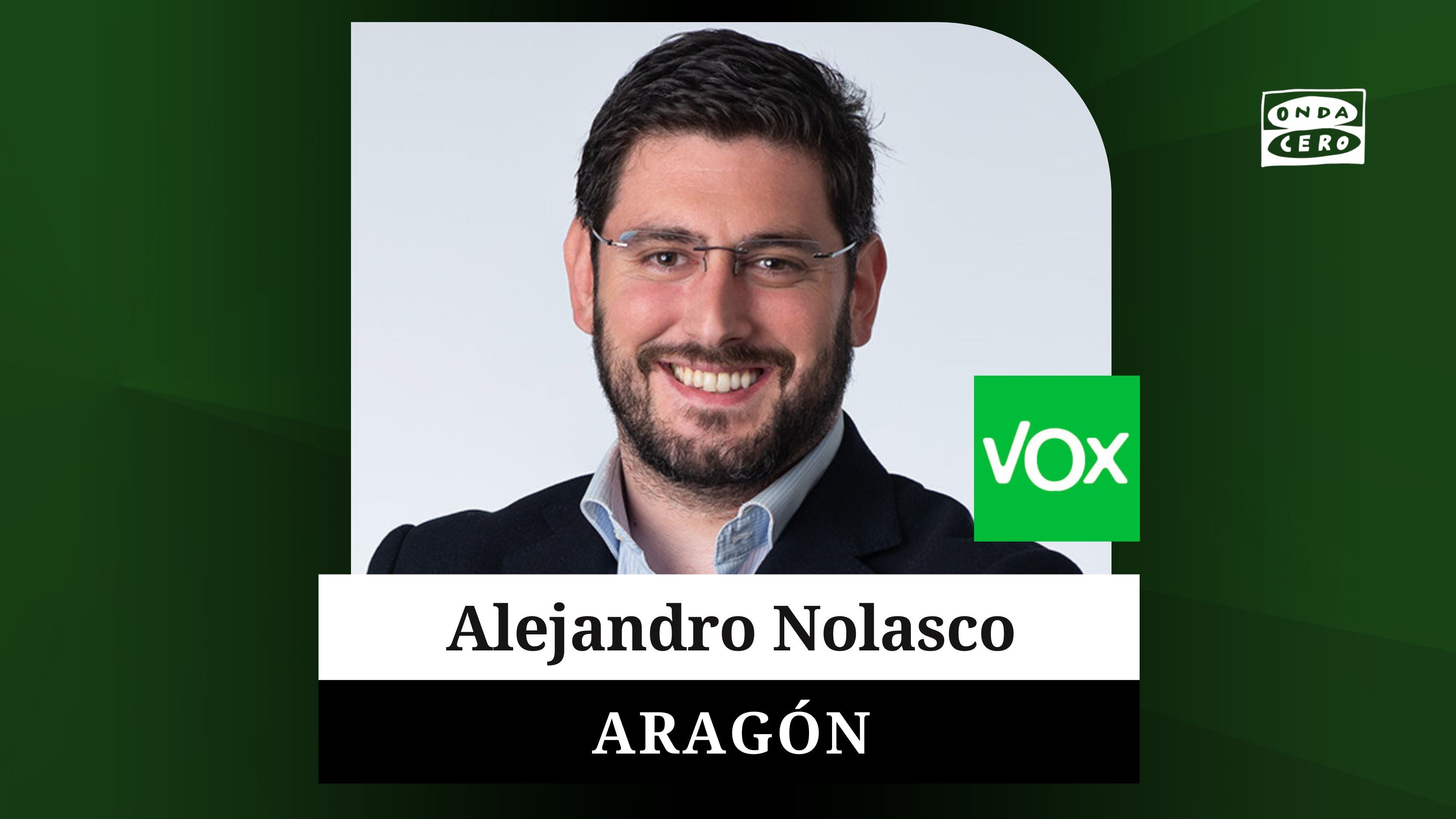 ¿Quién es Alejandro Nolasco, candidato de VOX a la presidencia del Gobierno de Aragón? ¿Quién es Alejandro Nolasco, candidato de VOX a la presidencia del Gobierno de Aragón?