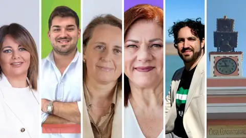 Los principales candidatos y candidatas a la alcaldía de Puerto Real Los principales candidatos y candidatas a la alcaldía de Puerto Real