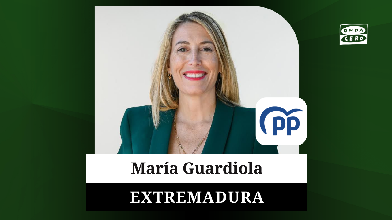 Así es María Guardiola, la candidata del PP a la presidencia de la Junta de Extremadura Así es María Guardiola, la candidata del PP a la presidencia de la Junta de Extremadura