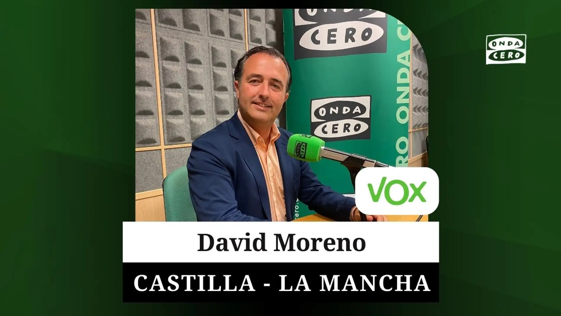 David Moreno, candidato de VOX, a por la llave de Gobierno en Castilla - La Mancha